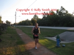 Marathon running by Todville Road, Seabrook, Texas
