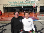 Two Bay Area Running Club members relaxing after the race